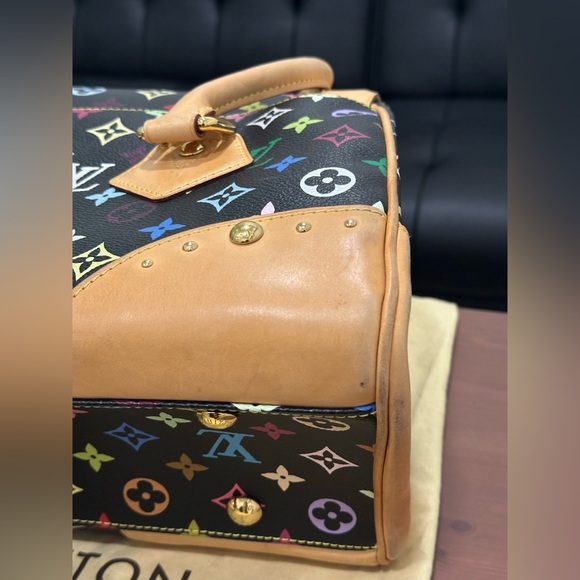 Authentic Louis Vuitton Beverly GM – Monogram Multicolor Black - Picture 8 of 12